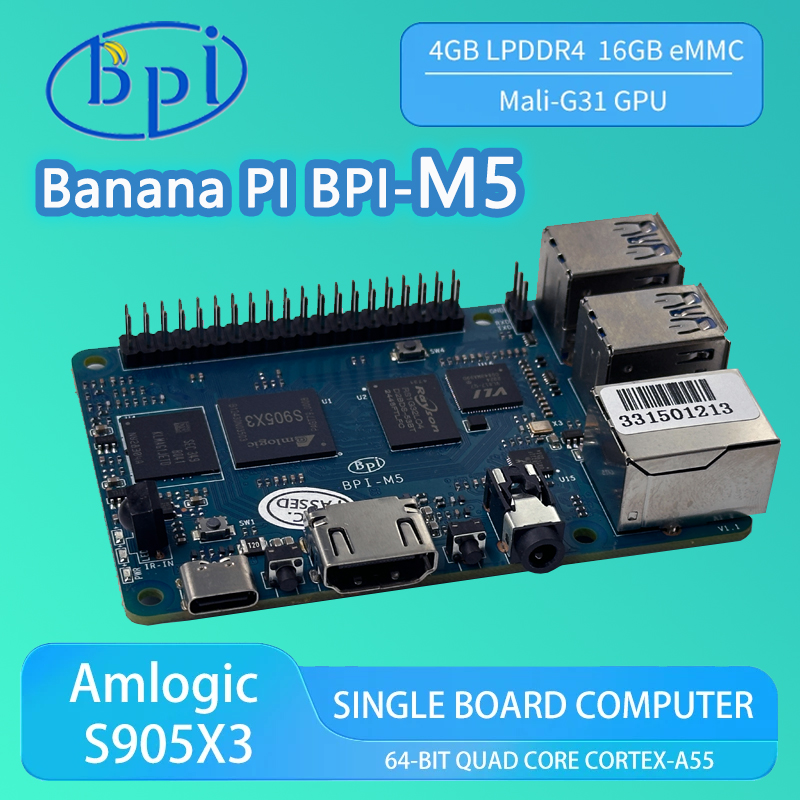 Banana PI BPI-M5 4GB LPDDR4 RA - Banana Pi Bpi-M5 评论和价格