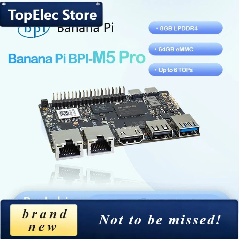 TopElec Banana Pi BPI-M5 Pro R - Banana Pi Bpi-M5 评论和价格