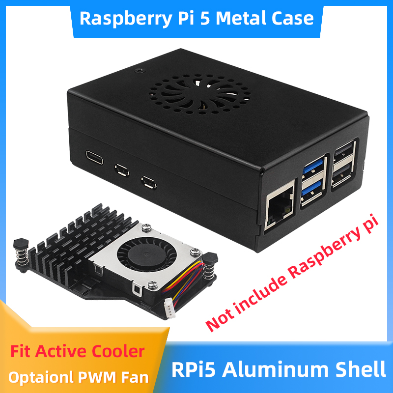 Raspberry Pi 5 Aluminum Alloy  - Raspberry Pi 5 8Gb Kit 评论和价格