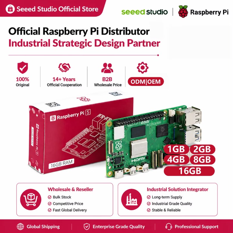 Wholesale Product Original 5 D - Raspberry Pi 5 8Gb Kit 评论和价格